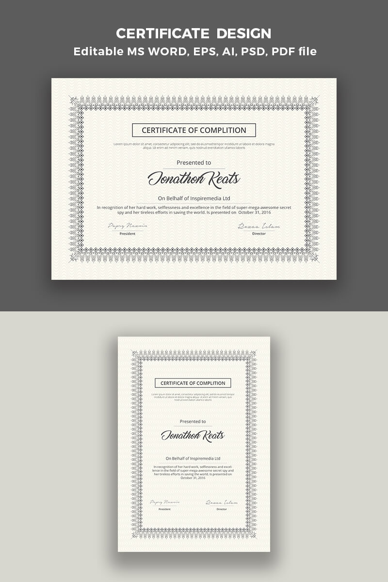 Certificate Design Pdf - Yeppe.digitalfuturesconsortium ...