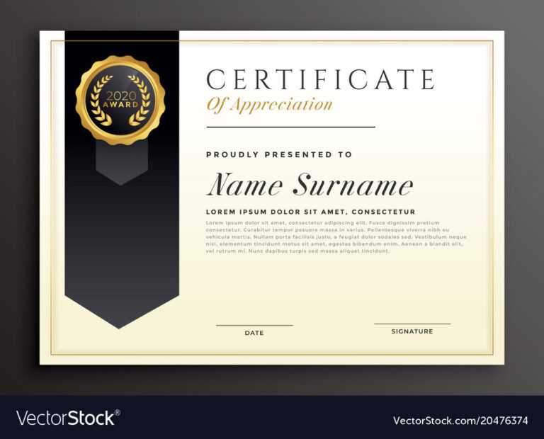 Landscape Certificate Templates