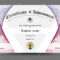 Certificate Diploma Border, Certificate Template. Design On White.. With Certificate Border Design Templates