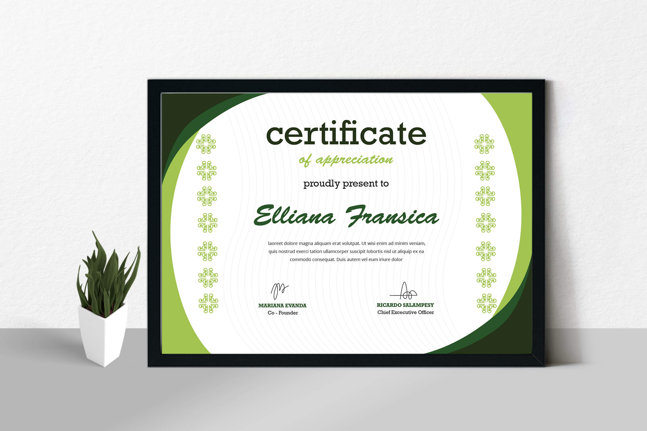 Certificate / Diploma Template Pertaining To Indesign Certificate Template