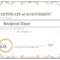 Certificate Of Achievement – Download A Free Template Intended For Farewell Certificate Template