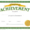 Certificate Of Achievement Template – Certificate Templates In Student Of The Year Award Certificate Templates