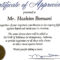 Certificate Of Appreciation Verbiage – Dalep.midnightpig.co Inside Army Certificate Of Appreciation Template