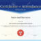 Certificate Of Attendance Template Free – Calep.midnightpig.co Within Conference Certificate Of Attendance Template