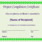 Certificate Of Completion Project | Templates At In Certificate Of Completion Template Construction
