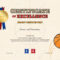 Certificate Of Excellence Template In Sport Theme For Basketball.. Regarding Basketball Certificate Template