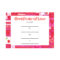Certificate Of Love Printable Within Love Certificate Templates