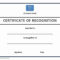 Certificate Of Recognition Doc File Within Recognition Of Service Certificate Template
