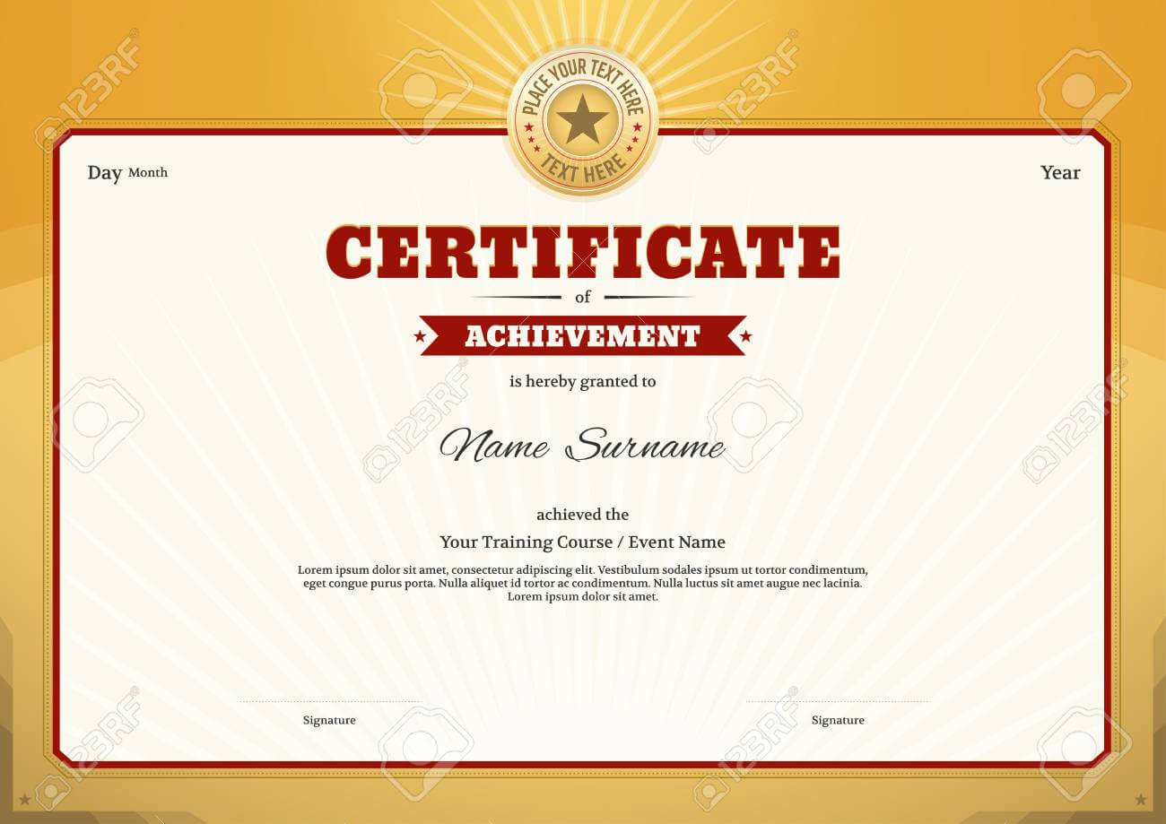 Certificate Template Border Frame, Diploma Design For Sport Event With Sports Day Certificate Templates Free