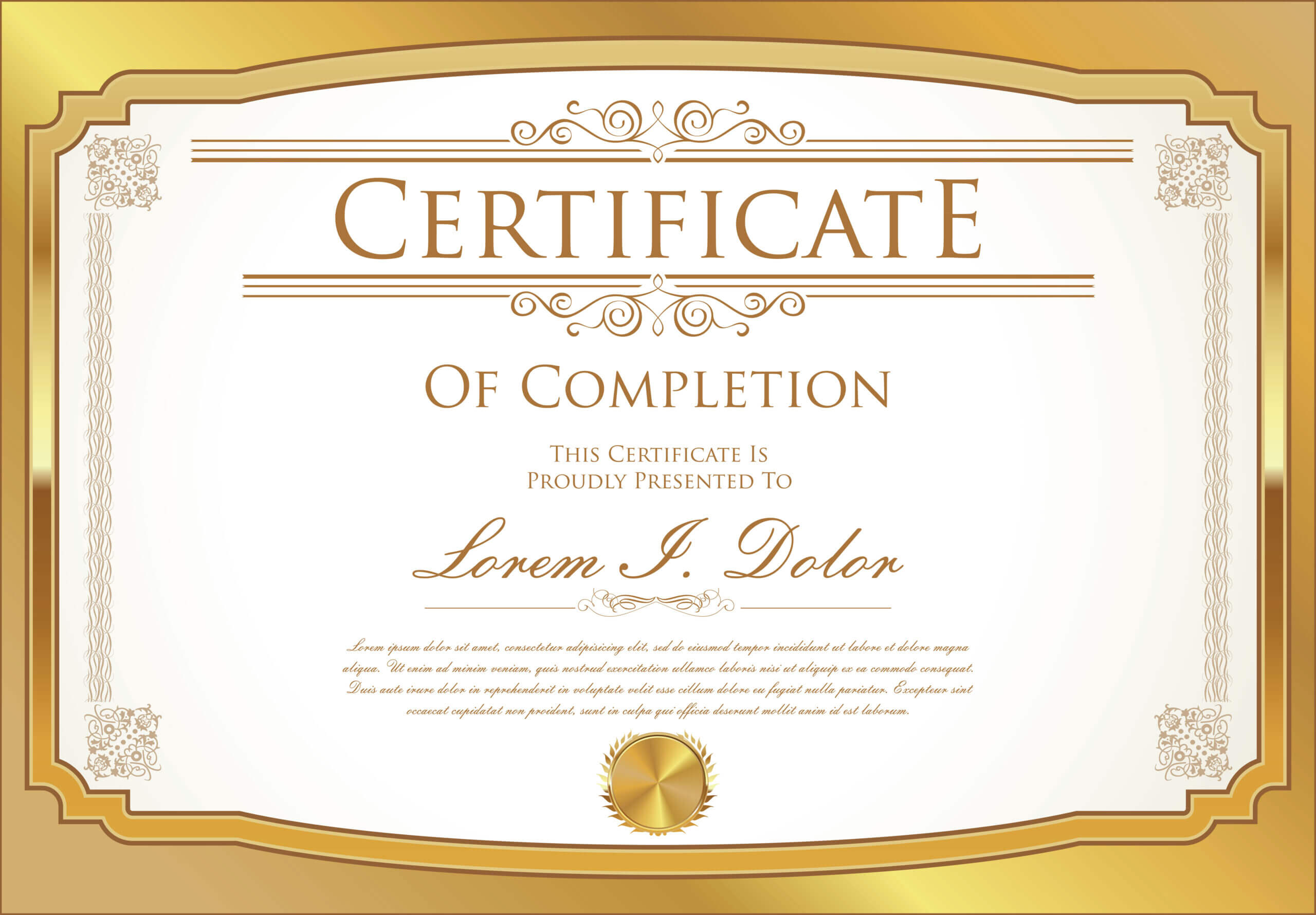 Certificate Template – Download Free Vectors, Clipart Throughout Commemorative Certificate Template