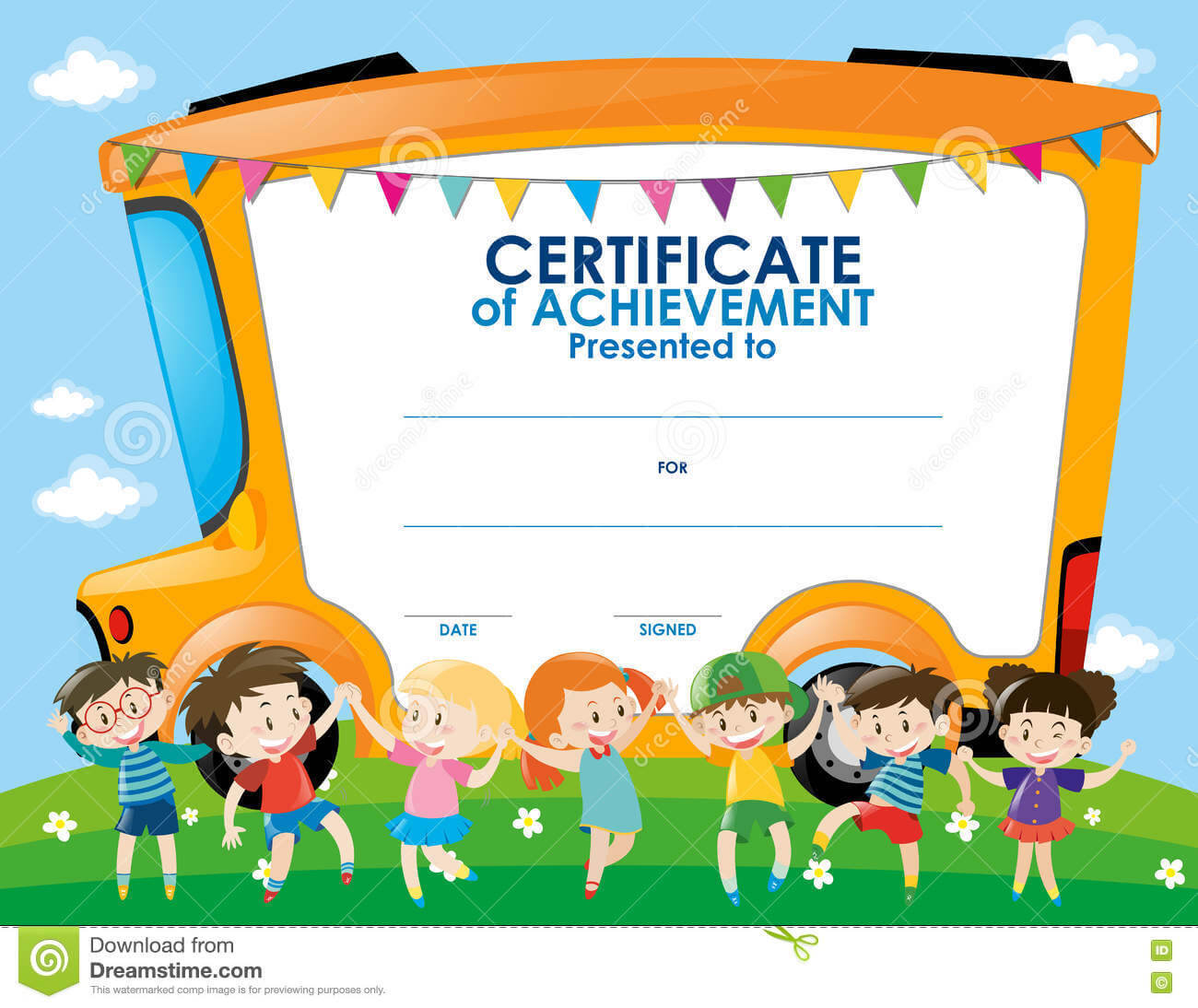 Certificate Template For Kids – Calep.midnightpig.co Intended For Certificate Of Achievement Template For Kids