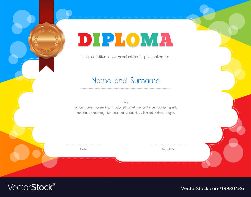 Certificate Template For Kids – Calep.midnightpig.co Within School Certificate Templates Free