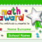 Certificate Template For Math Award - Download Free Vectors with Math Certificate Template