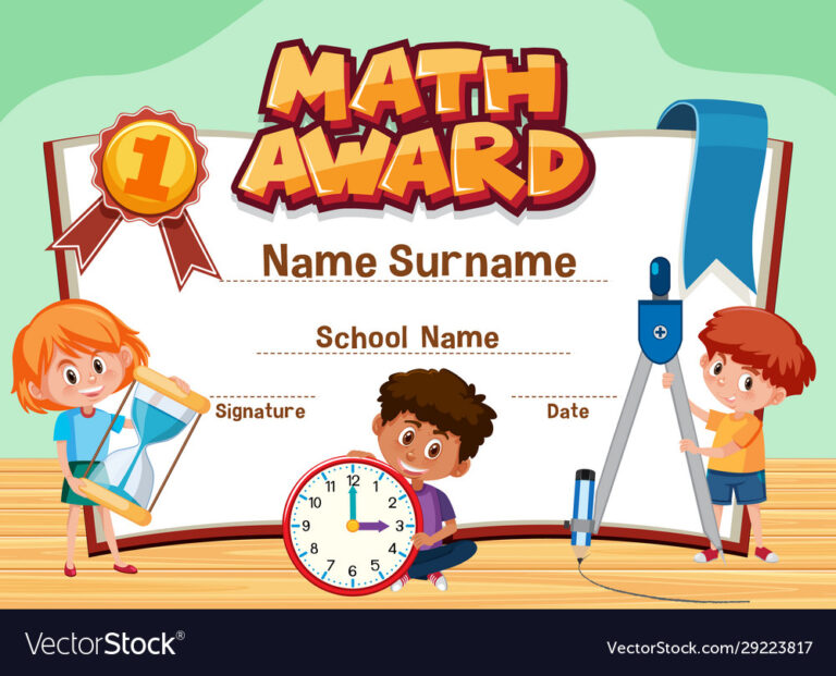 certificate-template-for-math-award-with-children-within-math