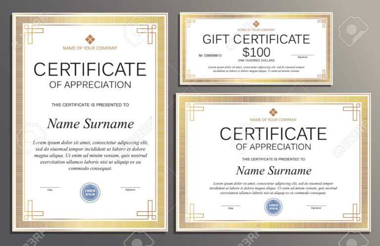 Company Gift Certificate Template