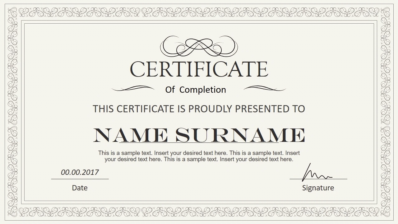 Certificate Template Powerpoint | Safebest.xyz Inside Award Certificate Template Powerpoint