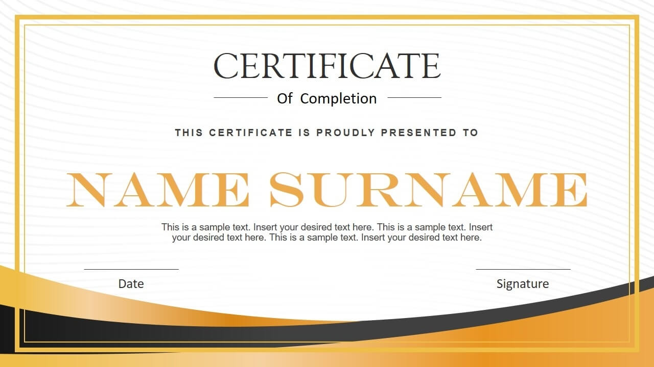Certificate Template Powerpoint | Safebest.xyz Regarding Award Certificate Template Powerpoint