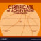 Certificate Template With Basketball Background For Basketball Certificate Template