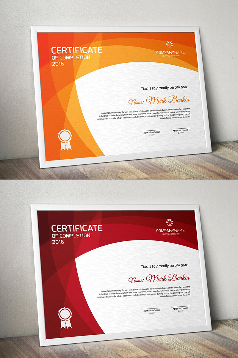 Certificate Templates | Award Certificates | Templatemonster Within Softball Certificate Templates