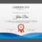 Certificate Templates, Free Certificate Designs Throughout Professional Certificate Templates For Word