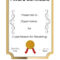 Certificate Templates Inside Blank Certificate Of Achievement Template