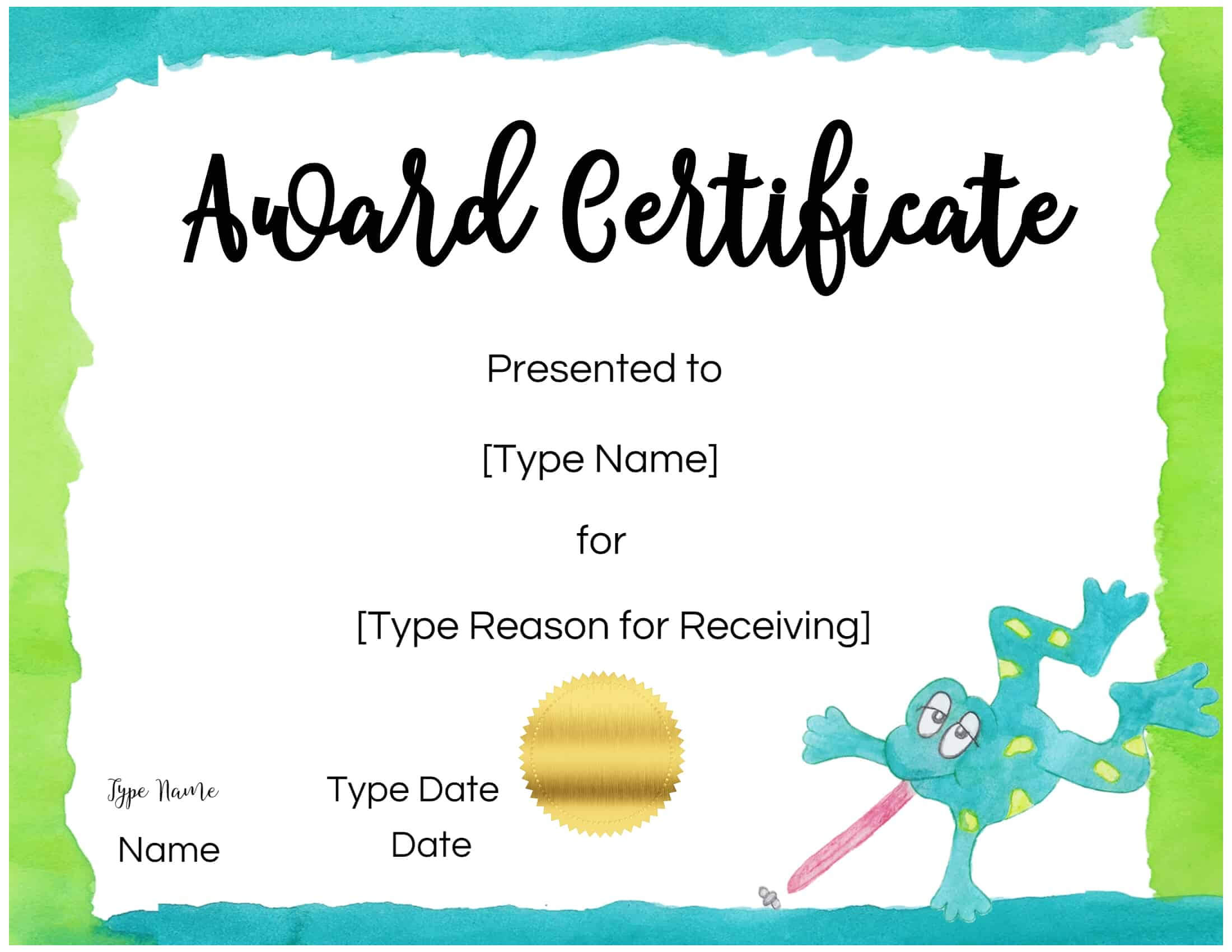 Certificates For Kids Pertaining To Free Printable Certificate Templates For Kids