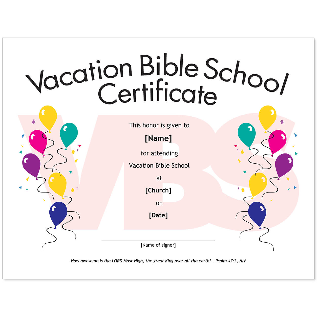 Certificates Of Completion For Kids - Calep.midnightpig.co Pertaining To Free Vbs Certificate Templates