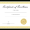 Certificates Of Excellence Templates - Calep.midnightpig.co for Blank Certificate Of Achievement Template