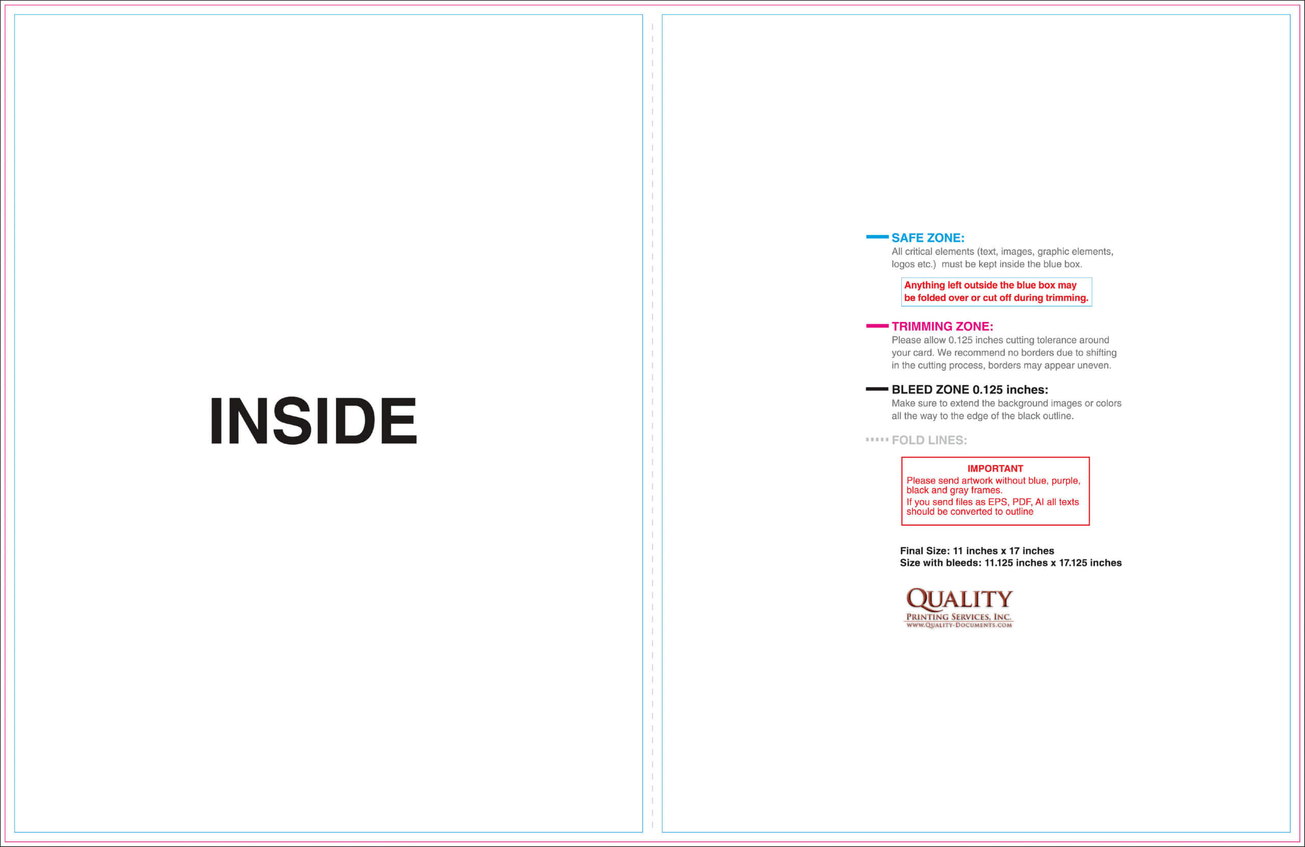 Cf9 11X17 Template | Wiring Resources Inside 11X17 Brochure Template