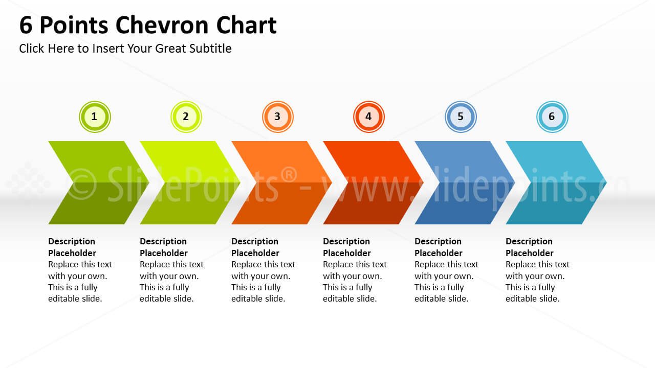 Chevron Processes Powerpoint With Regard To Powerpoint Chevron Template
