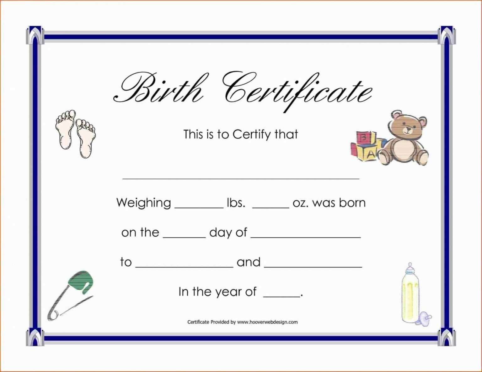 Child Adoption Certificate Template Calep midnightpig co Regarding