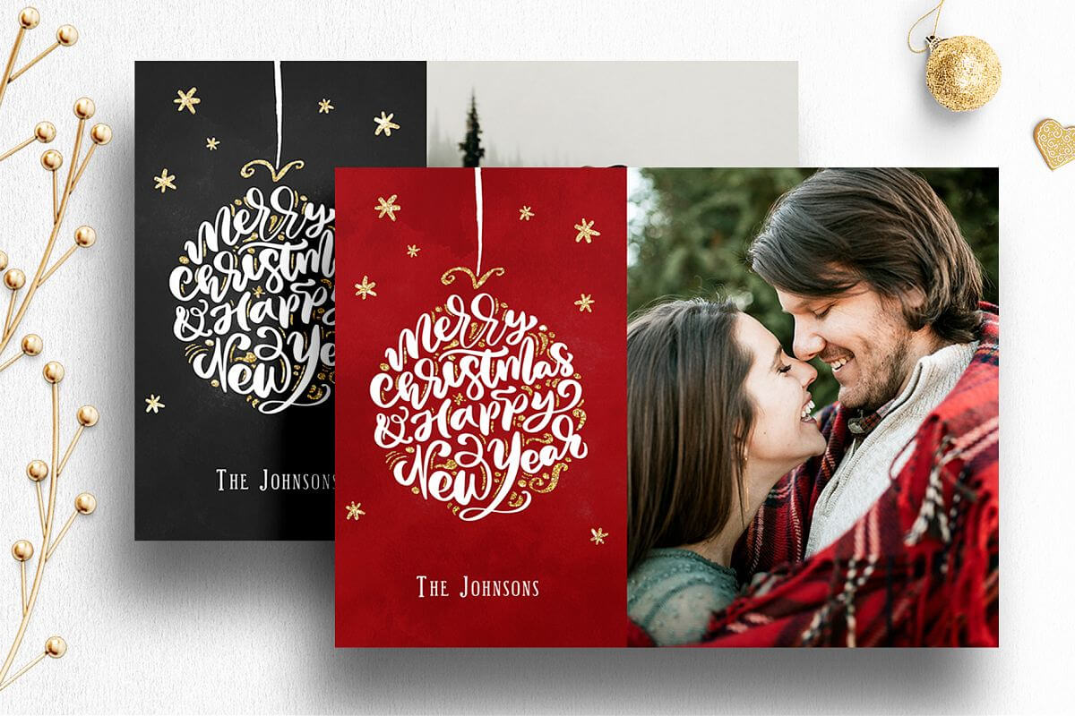 Christmas Card Designs Photoshop - Yeppe With Regard To Christmas Photo Card Templates Photoshop