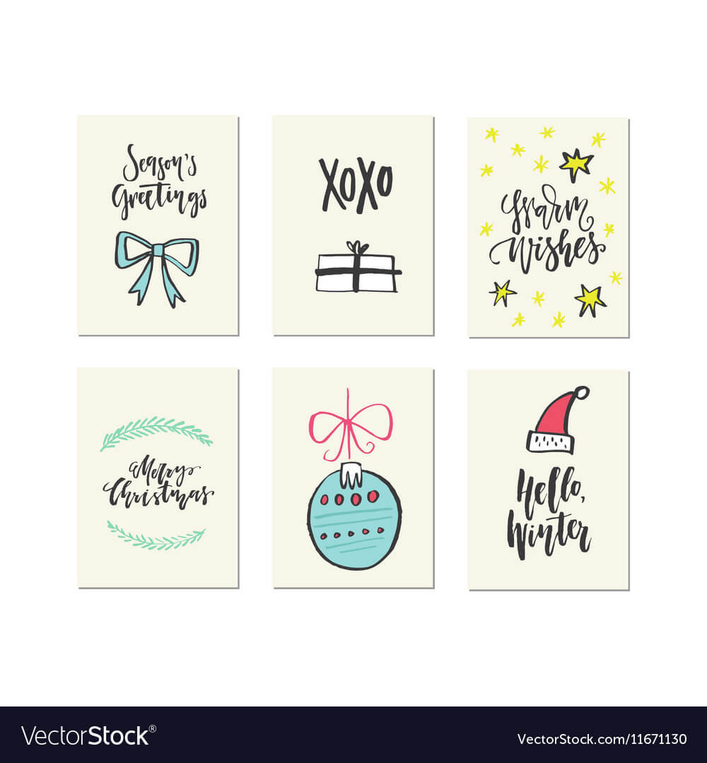 Christmas Card Templates Intended For Christmas Note Card Templates