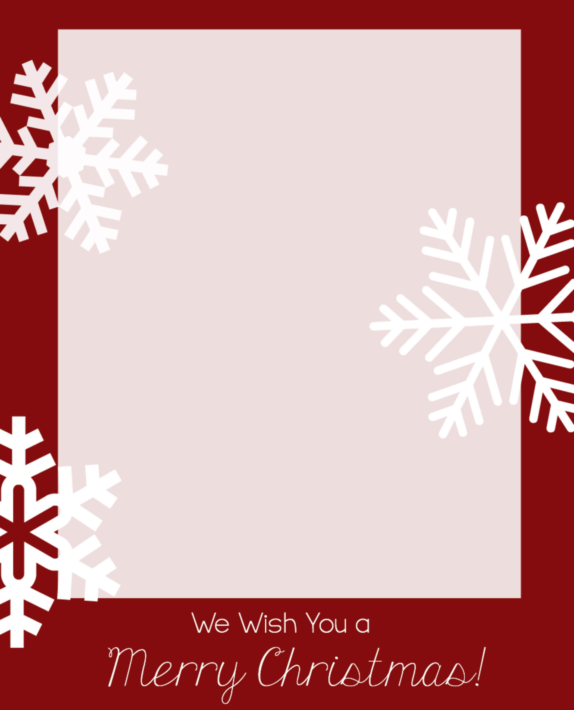 Christmas Photo Template – Calep.midnightpig.co With Diy Christmas Card Templates