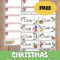 Christmas Scavenger Hunt Free Printable Clue Cards For Kids In Clue Card Template