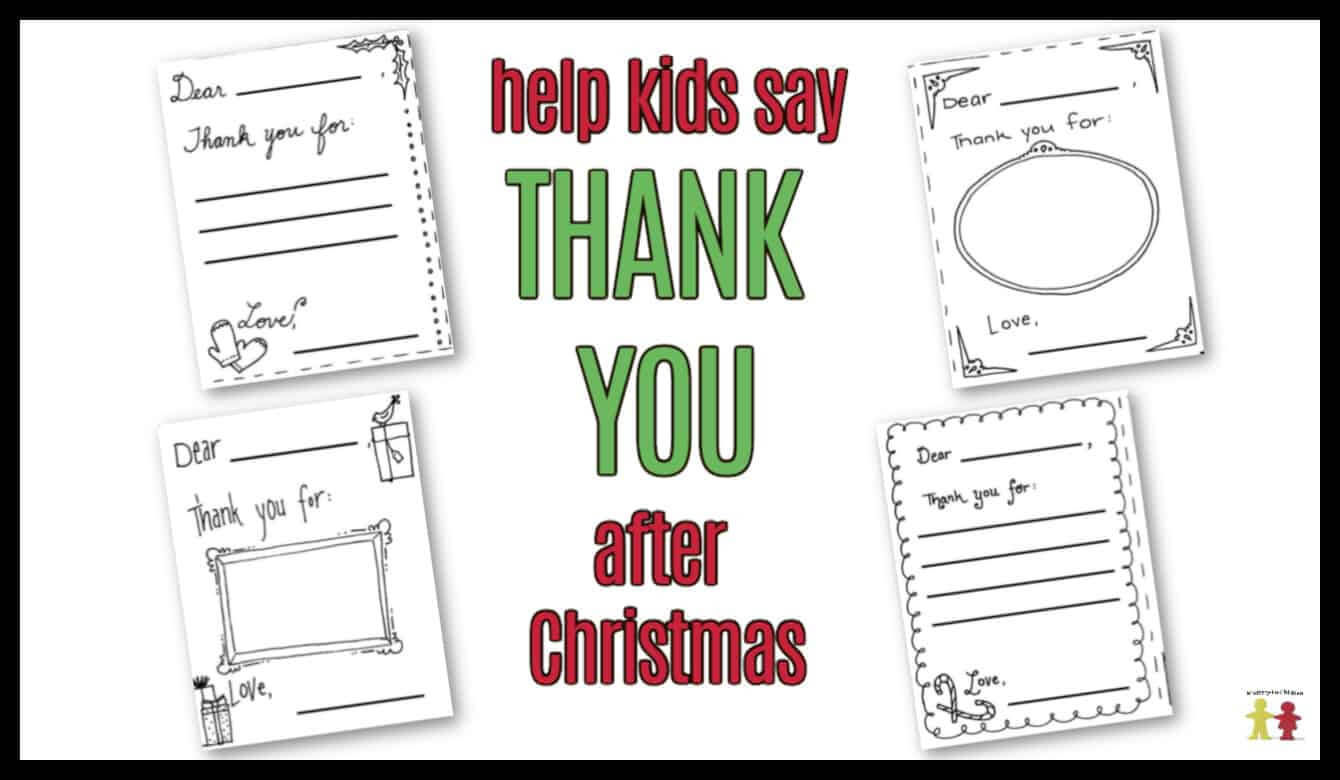 Christmas "thank You Cards" Coloring Page Throughout Christmas Thank You Card Templates Free