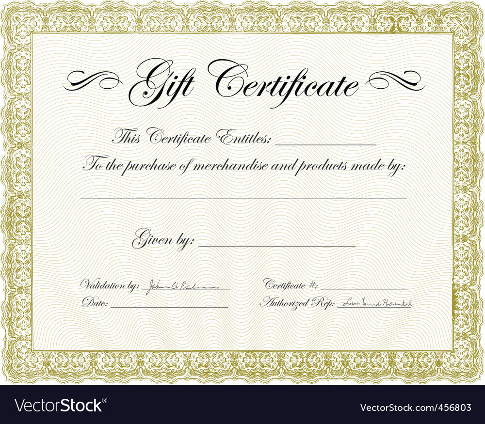 Classy Gift Certificate Template | Certificatetemplategift Intended For Gift Certificate Template Photoshop