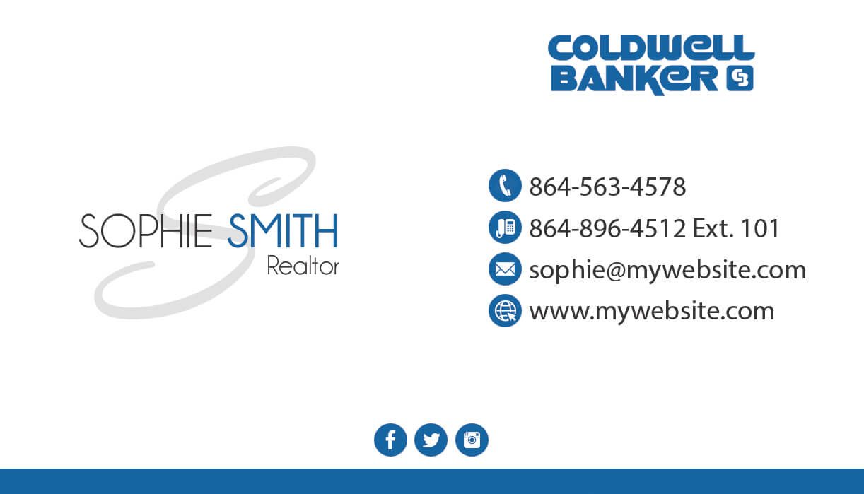 Coldwell Banker Business Card Template ] – Realtor Business With Regard To Coldwell Banker Business Card Template
