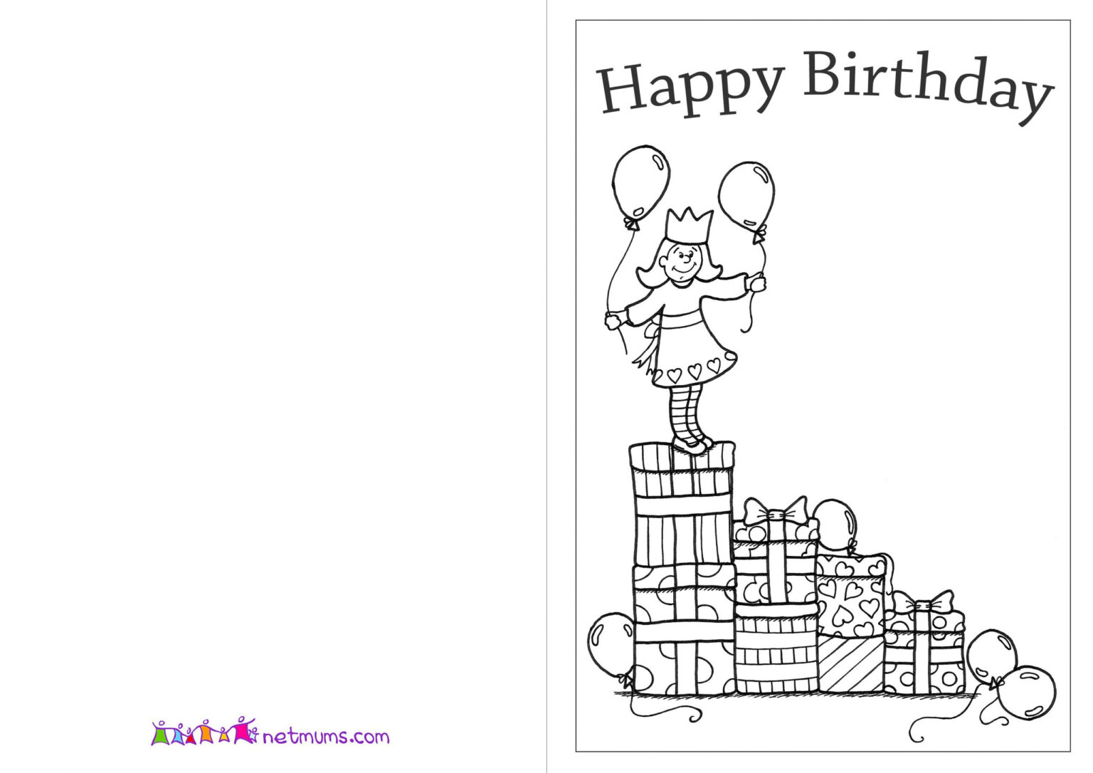 Coloring : Free Printable Coloring Birthday Card For Grandma In Mom ...