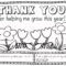 Coloring Pages : Coloring Book Thank You Card Beautifulble Intended For Thank You Card For Teacher Template