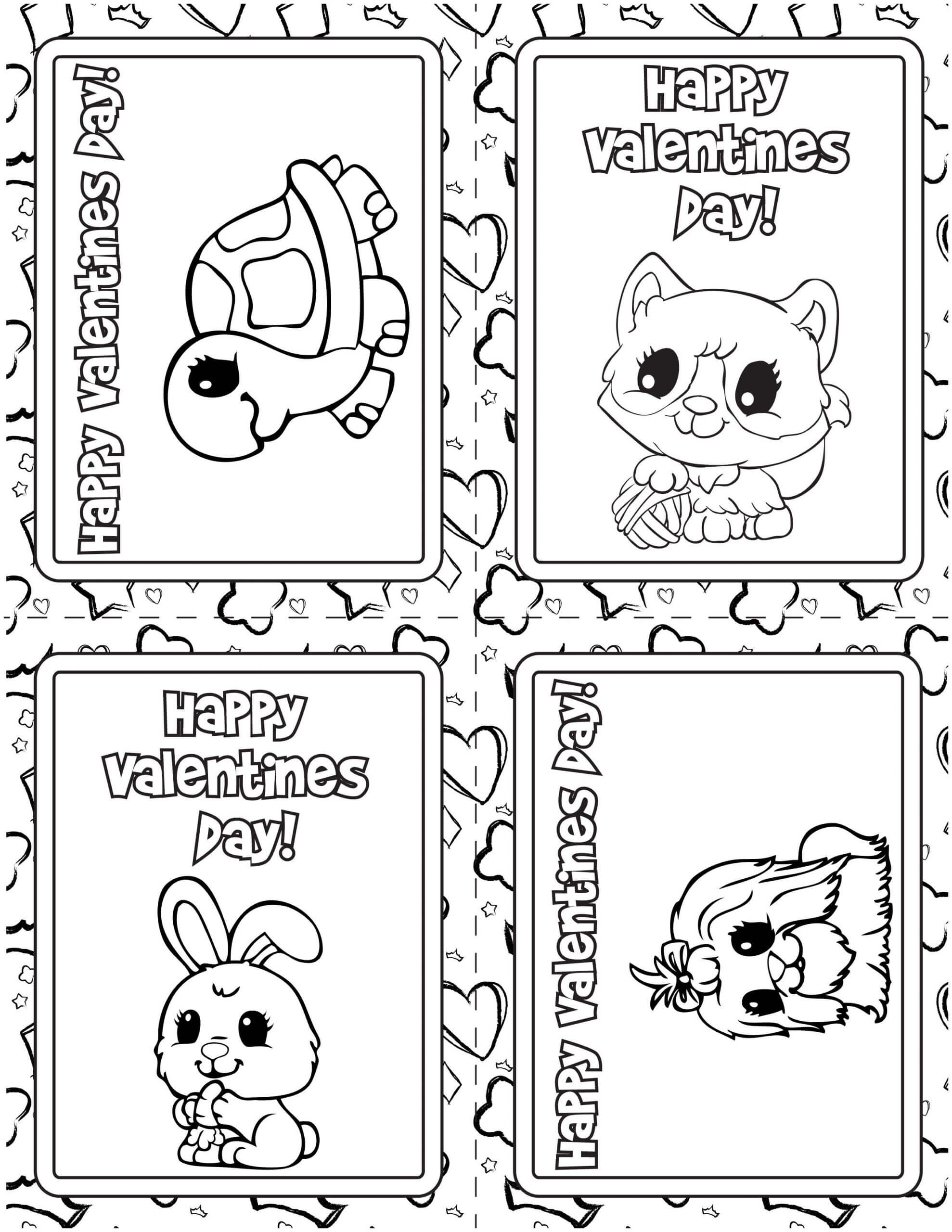 Coloring Pages : Coloringges Astonishing Valentines Day Within Valentine Card Template For Kids