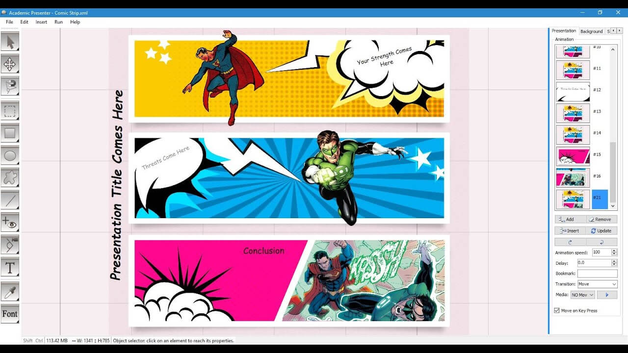 Comic Strip Template Pertaining To Comic Powerpoint Template