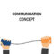 Communication Concept Powerpoint Template throughout Powerpoint Templates For Communication Presentation