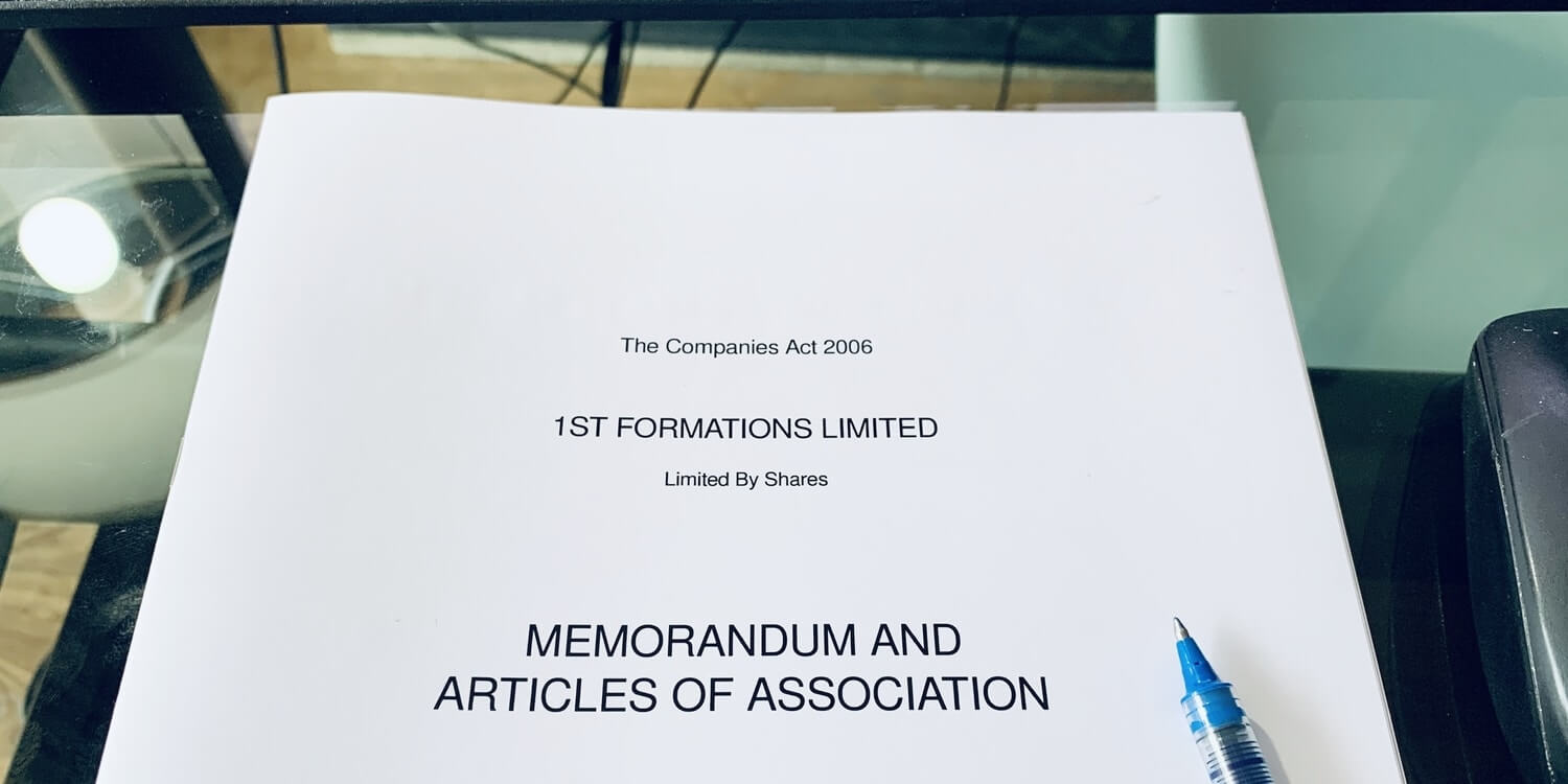 Company Memorandum And Articles Of Association Throughout Share Certificate Template Companies House