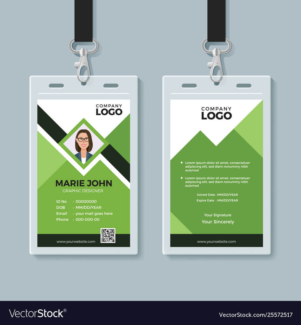 Conference Badge Design Template Free – Yeppe Intended For Conference Id Card Template