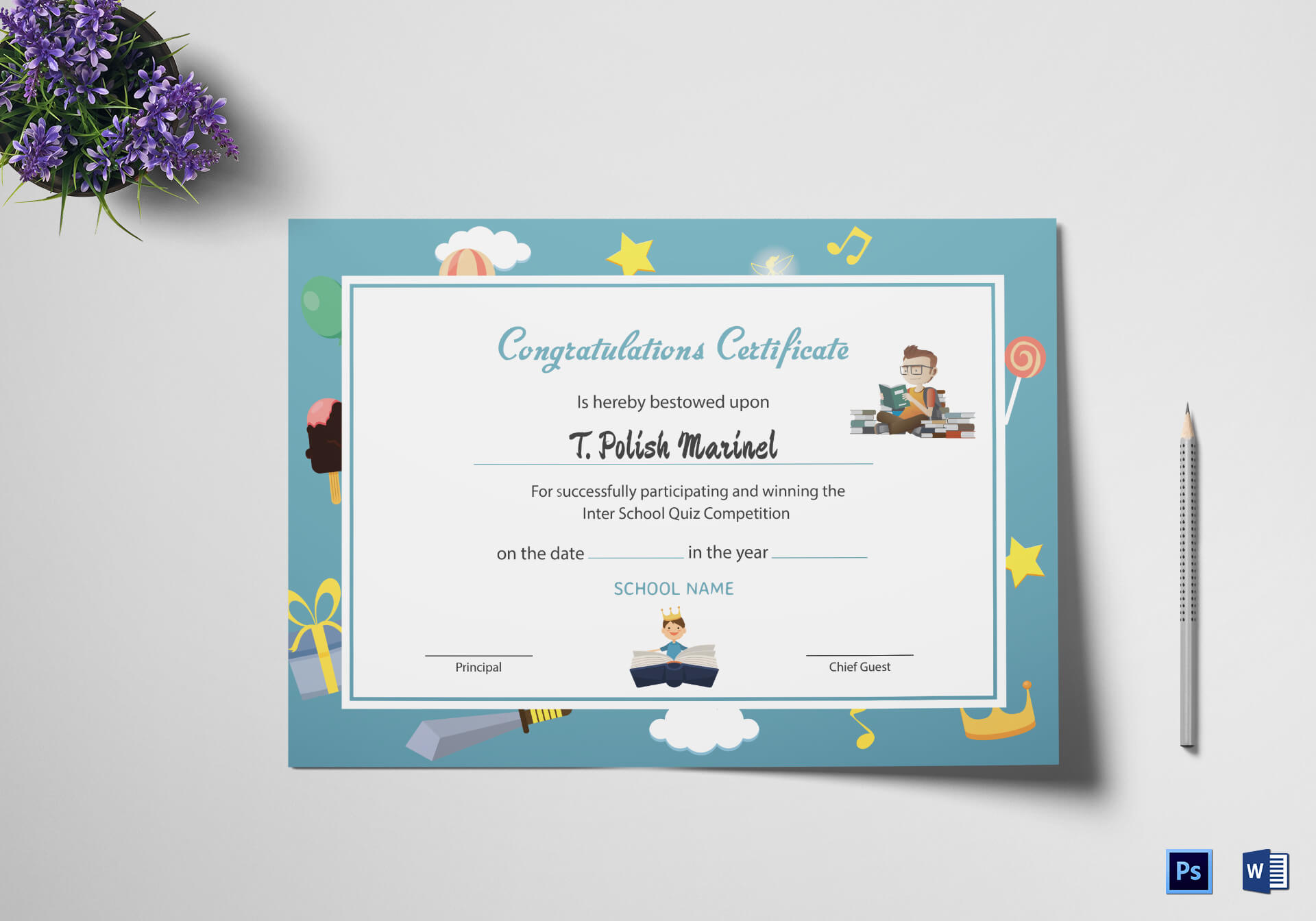 Congratulation Certificates Templates – Calep.midnightpig.co In Congratulations Certificate Word Template