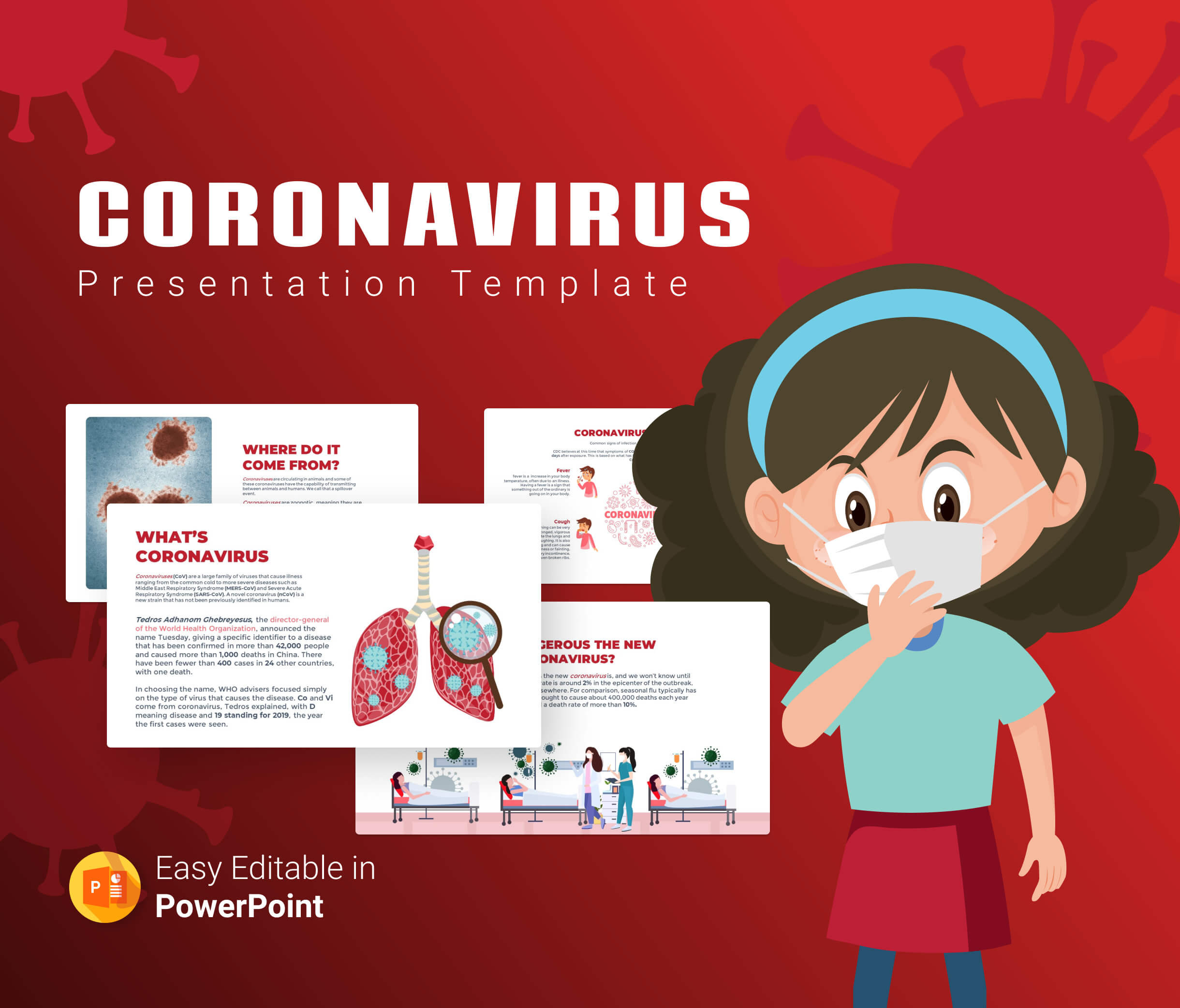 Coronavirus Powerpoint Presentation Template For Virus Powerpoint Template Free Download