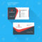 Corporate Business Card Print Template. Personal Visiting Card.. Intended For Free Personal Business Card Templates