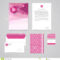 Corporate Identity Design Template. Documentation For Regarding Business Card Letterhead Envelope Template