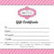 Create Gift Certificate - Calep.midnightpig.co pertaining to Salon Gift Certificate Template